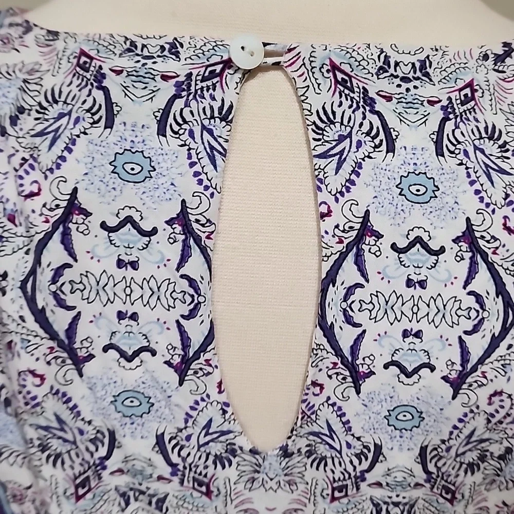 Sundance Terraza Dress Tunic Mixed Print Floral Geometric Boho size Small - Picture 10 of 11